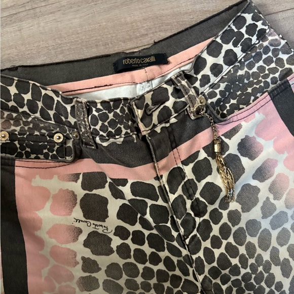 Stylish Pink and Black Women's Jeans - Picture 5 of 8